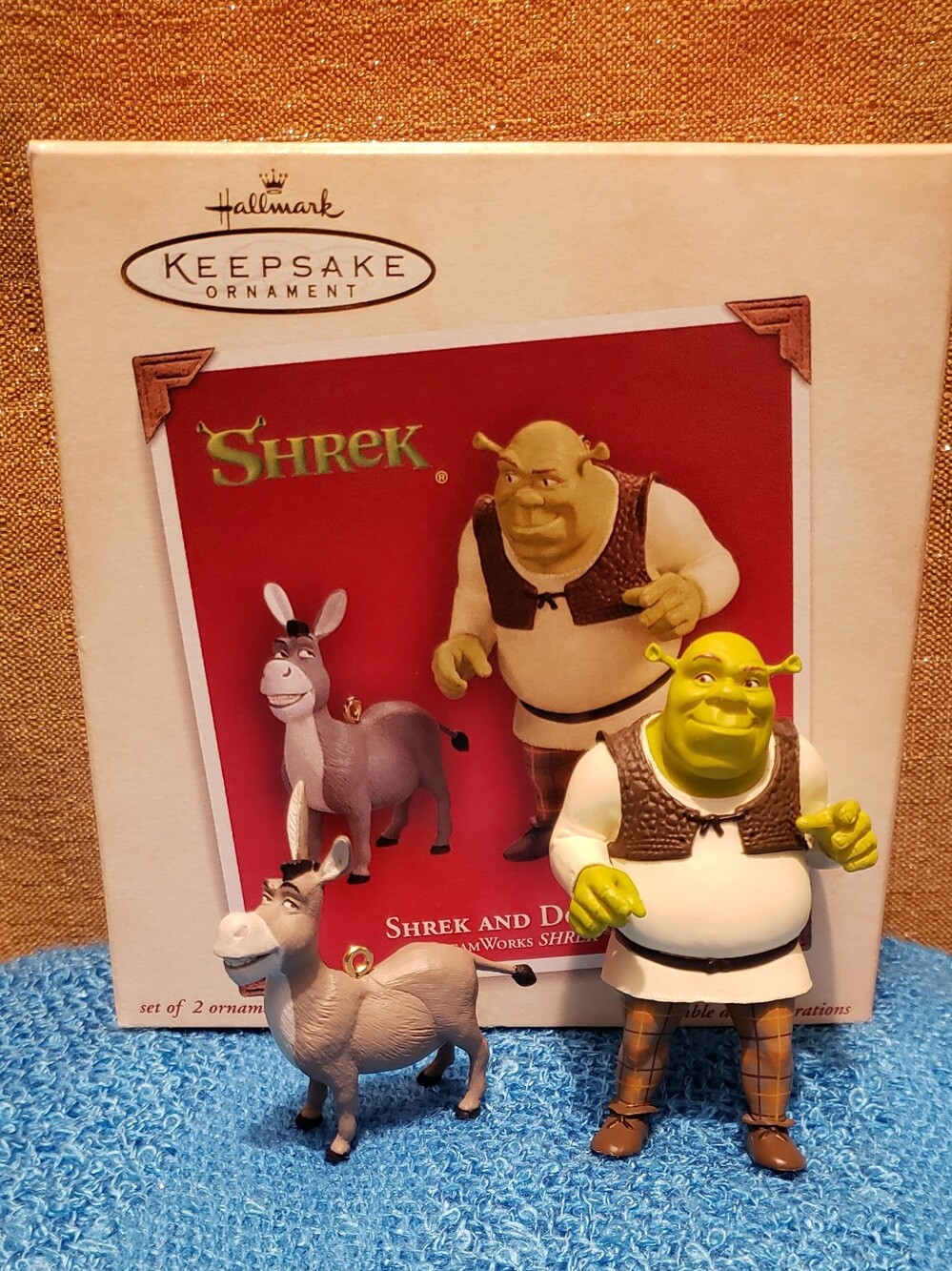 Shrek & Donkey Collectible Ornament Set